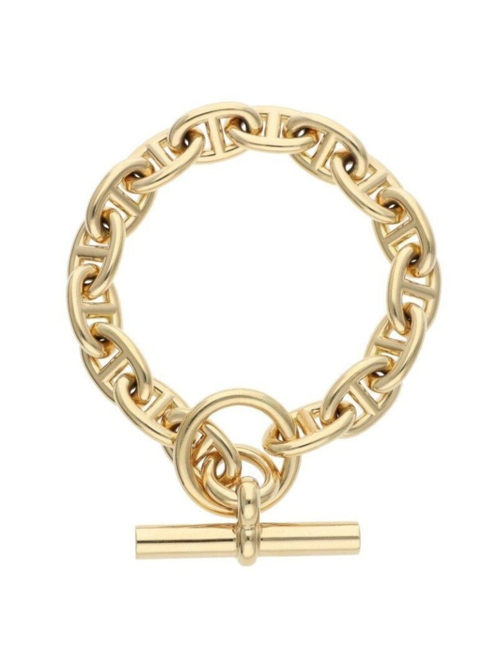 Hermes Chaine Dancre PM Yellow Gold Bracelet